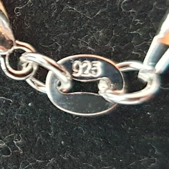 Vintage 1.5’’ Mosaic Baltic Amber Sterling Silver Cross Pendant Necklace - Picture 10 of 11